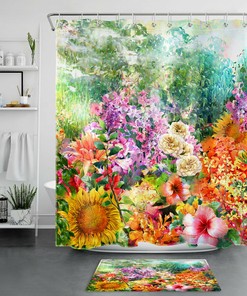 Vintage Spring Shower Curtain