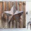 Vintage Star Primitive Country Shower Curtain Print for Bathroom 