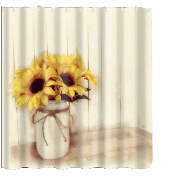 Vintage Style Full Size Blackout Curtain with Helicopter Print for Kids Bathroom
