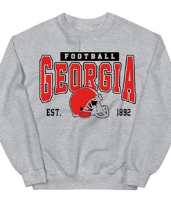 Vintage Style Georgia Bulldogs Football Tee - Classic Apparel for Fans of UGA