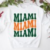 Vintage Style Miami Football NCAA Sweatshirt Preppy Shirt Fan Gift