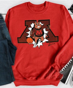 Vintage Style Minnesota Golden Gophers Zubaz T-Shirt - Barn Stormers NCAA Sweatshirt