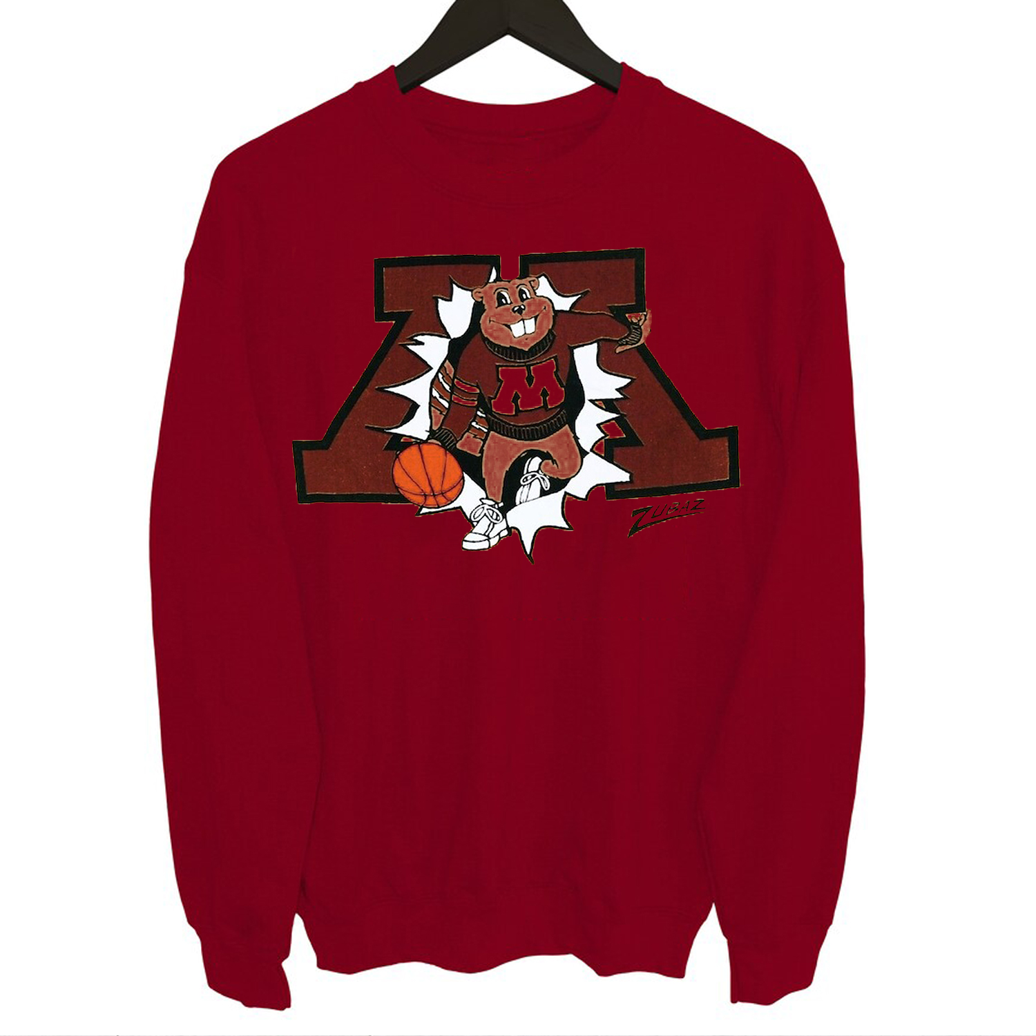 Vintage Style Minnesota Golden Gophers Zubaz T-Shirt - Barn Stormers NCAA Sweatshirt