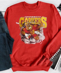 Vintage Style Minnesota Gophers Crewneck Sweatshirt - Hoodie T Shirt Fan Gift