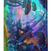 Vintage Style Trippy Mushroom Shower Curtain with 3D Fashion Design Print