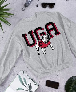 Vintage UGA Bulldogs Mascot T-Shirt - Classic Apparel for Fans