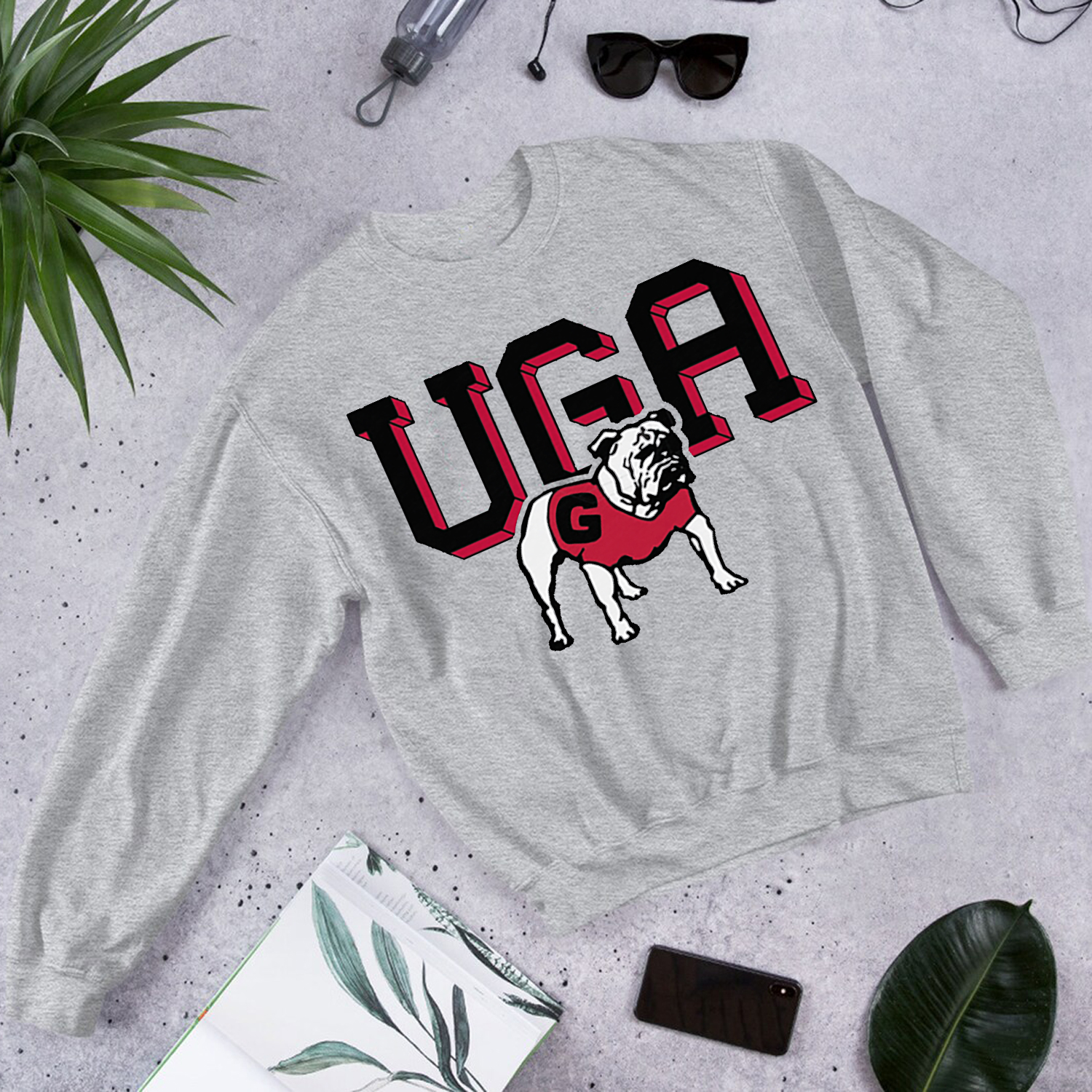Vintage UGA Bulldogs Mascot T-Shirt - Classic Apparel for Fans