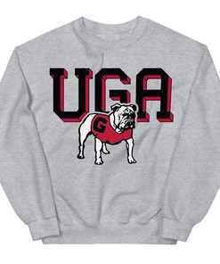Vintage UGA Bulldogs Mascot T-Shirt - Classic Apparel for Fans