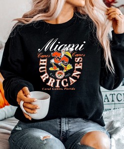 Vintage UM Hurricanes NCAA Sweater Shirt Fan Gift