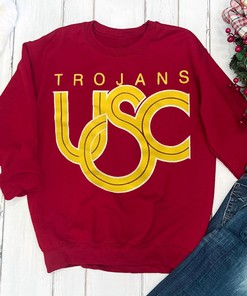 Vintage USC Trojans NCAA T-Shirt Fan Gift