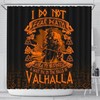 Vintage Warrior Valhalla Norse Vikings Shower Curtain Cover, 3D Print Waterproof for Bathroom/Laundry