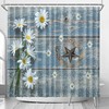 Vintage Western Cowboy Star Shower Curtain For Bathroom