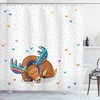 Vintage Western Red and Black Grid Plaid Moose Shower Curtain
