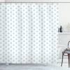Vivid Icon Pattern Print Anchor Shower Curtain For Bathroom