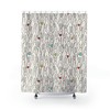 Warm Colors Easter Bunny Shower Curtain with Unique Design for Spring Bathroom Decor