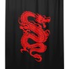 Washable Fabric Chinese Dragon Shower Curtain For Easy Care