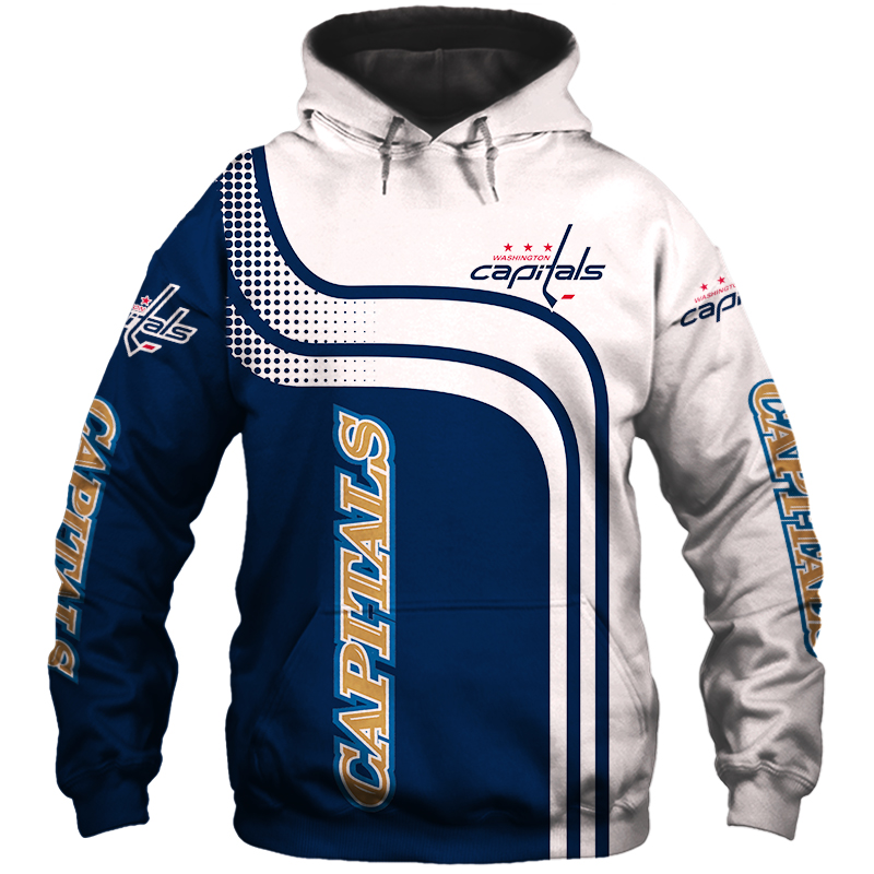 Washington Capitals 3D Skull Hoodie Perfect For Any Fan