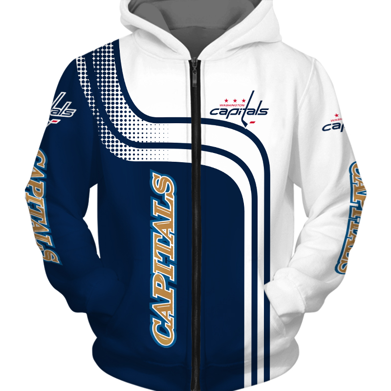 Washington Capitals 3D Skull Hoodie Perfect For Any Fan