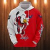 Washington Capitals All Over Print Zip Hoodie Pullover Gift For Fans