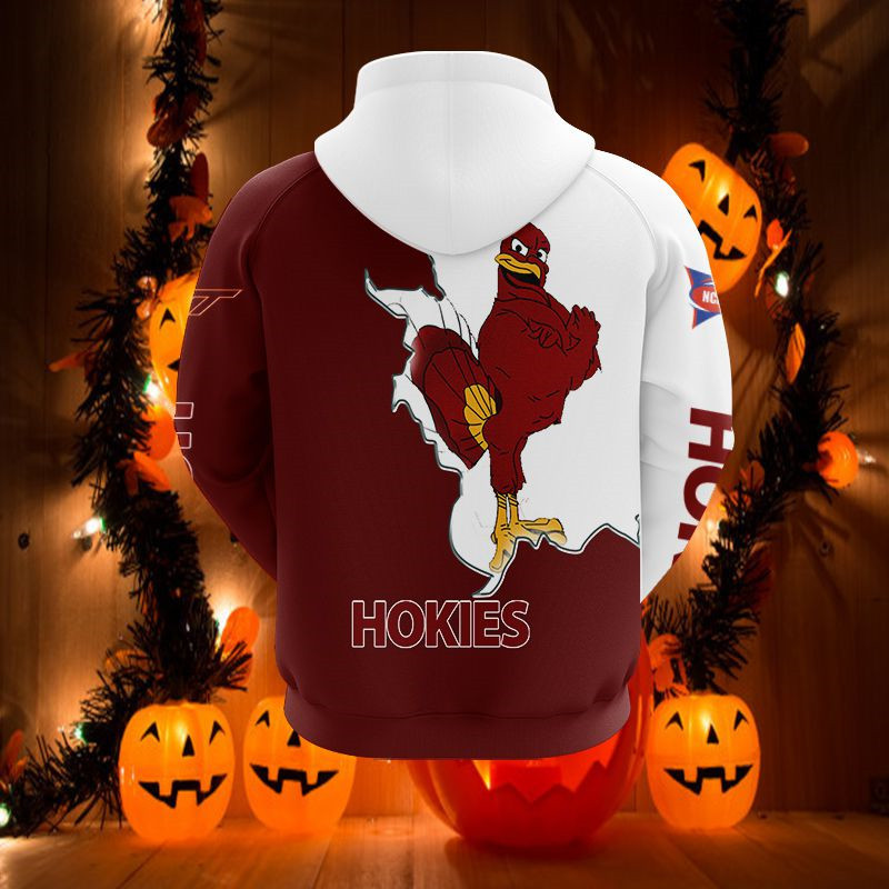 Washington Capitals Halloween Skulls Print All Over Print 3D Hoodie