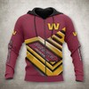 Washington Commanders 3D Printed All Over Print Zipper Hoodie For Fans