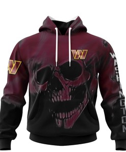 Washington Commanders All Over Print Zip Up Hoodie With No.1 Design