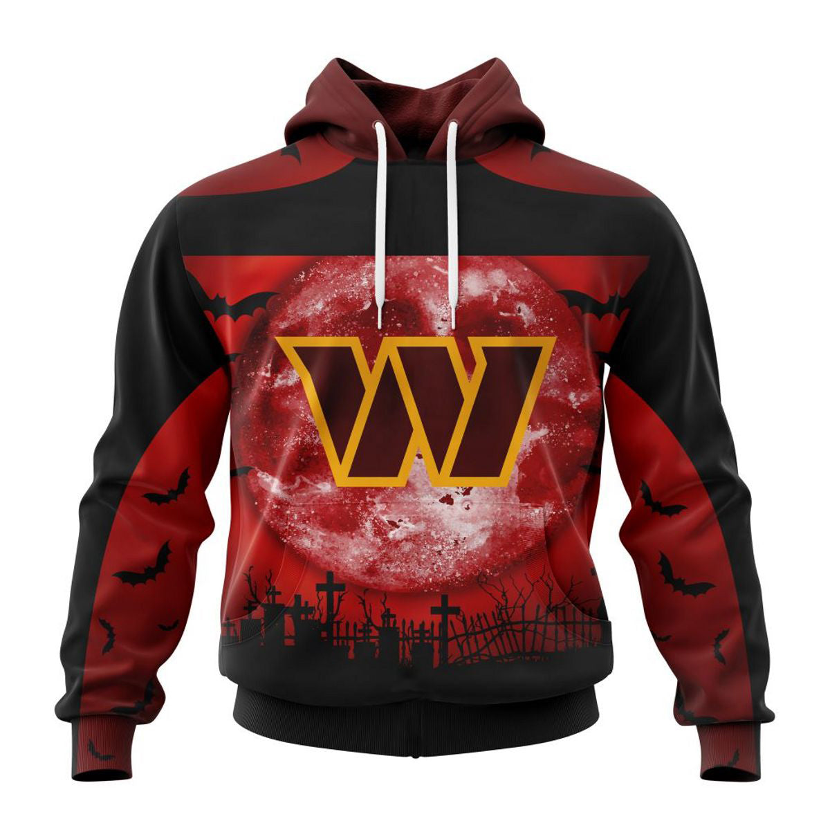Washington Commanders No.1 3D All Over Print Hoodie For Fans