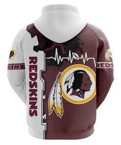 Washington Football Team 3 Times Super Bowl Champions All Over Print 3D Hoodie For Fans