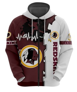 Washington Football Team 3 Times Super Bowl Champions All Over Print 3D Hoodie For Fans