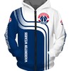 Washington Wizards 3D Zip-Up Hoodie For Fans
