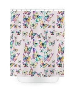 Water Lover Butterflies Shower Curtain for a Dreamy and Ethereal Bathroom