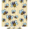 Water Resistant Bee Shower Curtain For Bathroom