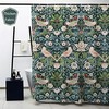 Water Resistant Strawberry Thief William Morris Bathroom Curtain - English Home Bathroom Decor