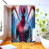 Water-Repellent Spiderman Shower Curtain for a Superhero-Themed Bathroom