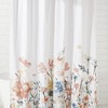Watercolor Botanical Floral Fabric Shower Curtain by Threshold