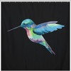 Watercolor Hummingbird Shower Curtain For Bathroom Decor