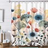 Watercolor Lotus Shower Curtain for Bathroom Decor