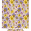 Watercolor Pansy Flowers Garden Botanical Shower Curtain For A Botanical Bathroom