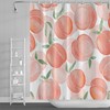 Watercolor Summer Fruits Shower Curtain, Cute And Bright Colorful Waterproof Bathroom Decor