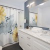 Watercolor Sunflower Fall Shower Curtain - Add A Touch Of Elegance To Your Bathroom Decor