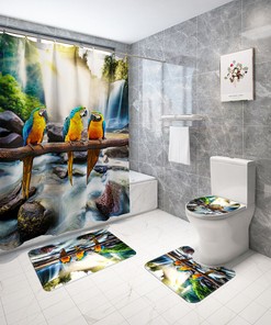 Waterfall Scenery Shower Curtain