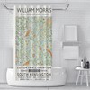 Waterproof And Artistic William Morris Shower Curtain For Your Stylish Bathroom