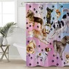 Waterproof Animal Lover Dog Shower Curtain For Fun Bathroom Vibes