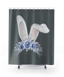 Waterproof Bathroom Shower Curtain For Easter Decorations With Restroom Shower Curtains