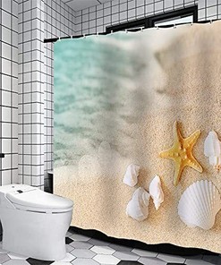 Waterproof Bathtub Curtains Shower Curtain and Mat Set Bundle for a Waterproof and Easy to Maintain Bathroom Decor