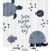 Waterproof Cartoon Turtle Octopus Shower Curtain For Bathroom Decor