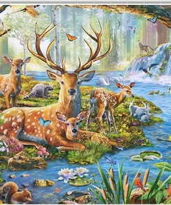 Waterproof Deer Shower Curtain For A Rustic-Chic Bathroom