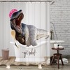 Waterproof Dino Monster Bathtub Curtain For Kids Bathroom