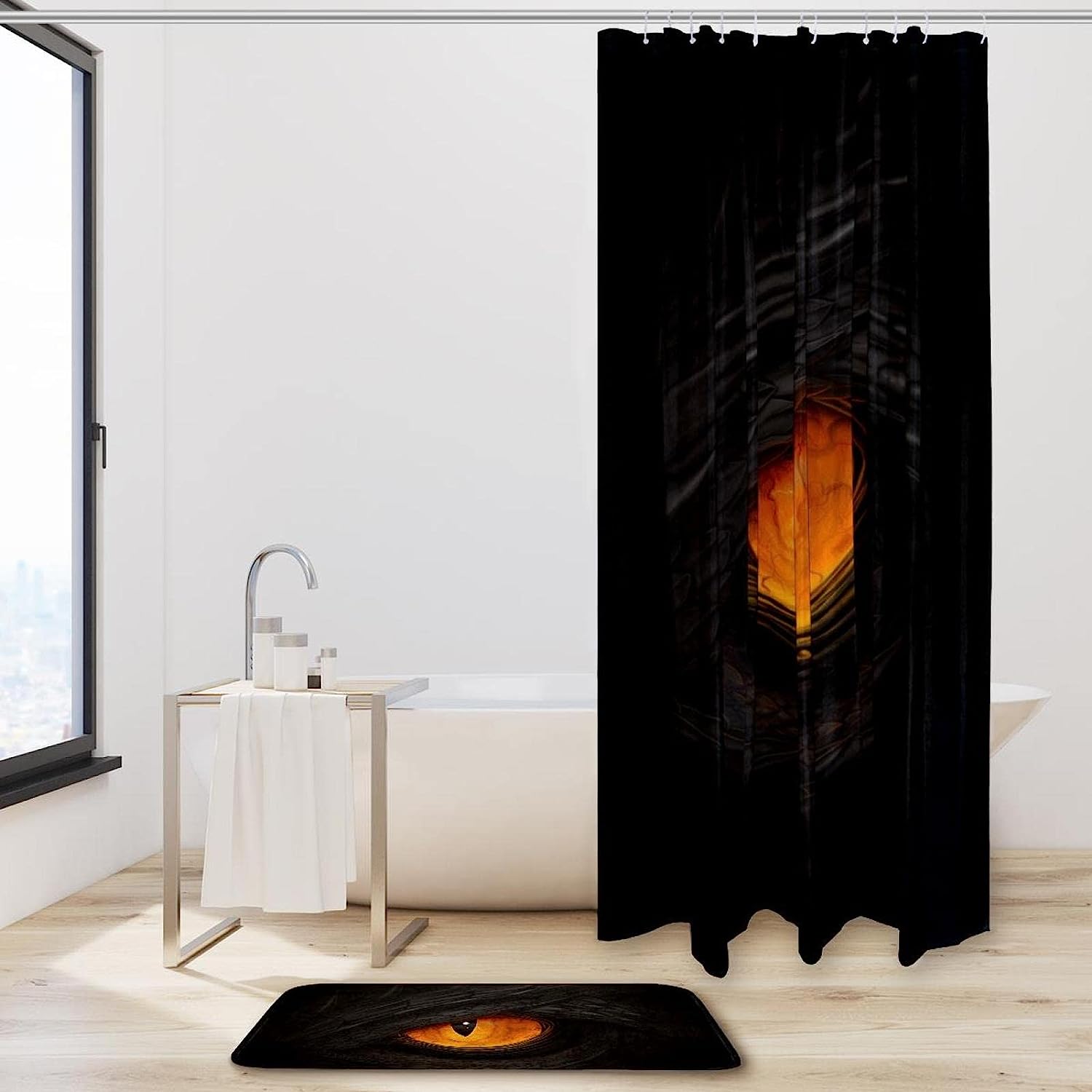 Waterproof Dragon'S Eye Shower Curtain For A Relaxing Bath Time - Image 2
