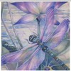 Waterproof Dragonfly And Lotus Shower Curtain For Bathroom Decoration